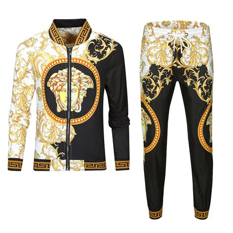 versace men's tracksuit